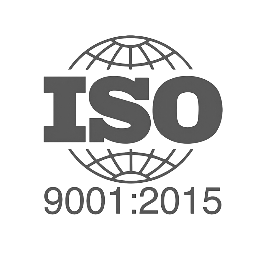 logo iso 9001 noir et blanc