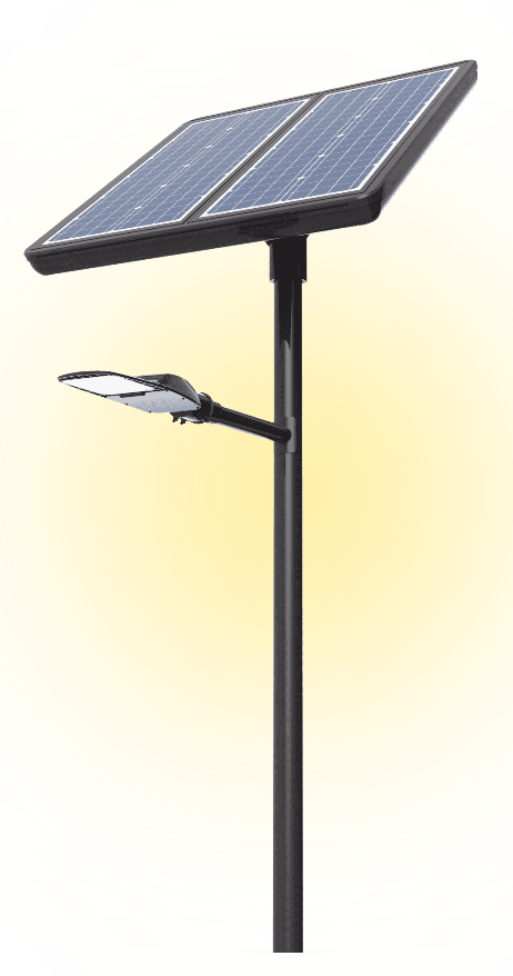 Lampadaire solaire intelligent et connecté Sunna Design